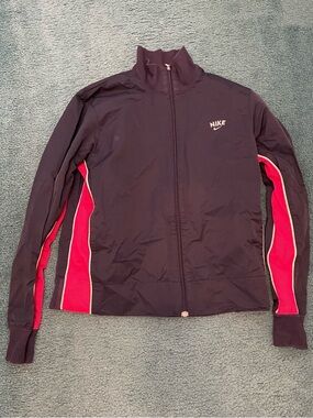 Vintage Nike Track Jacket Youth Size Large (12-14) Full Zip Y2K Embroidery